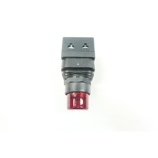 Illuminated Red 12-130V-Ac 12-130V-Dc Pushbutton